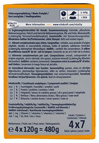 Vitakraft - Aperitivo Dental para Perros (3 en 1)