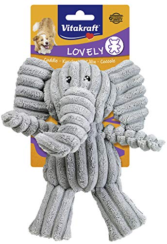 Vitakraft Juguete Elefante de Peluche para Perro