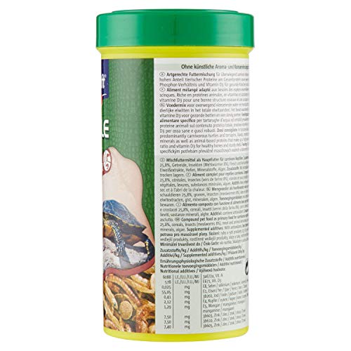 Vitakraft - Reptile Mixed, Menú para Reptiles y Tortugas Carnívoros - 45 g, 250 ml