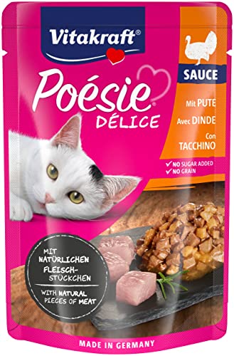 VITAKRAFT Vita Fuerza Gato Forro húmedo Forro Poésie Deli de Sauce Pouch Bolsa