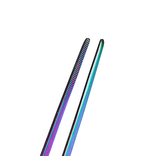 Voluxe Pinzas de acuario, pinzas de cuario plantadas para tanque de pescado pinzas largas para cocina para acuario (clip recto de 27 cm)