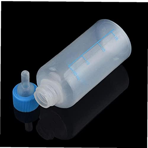 VusiElag Botella de alimentación del Gatito de Cachorros, Kit de la Botella de alimentación de enfermería de Mascotas PEQUEÑOS PEQUEÑOS Leche Cuidado DE Cuidado para por Perro CABRY Cat GATITE Azul