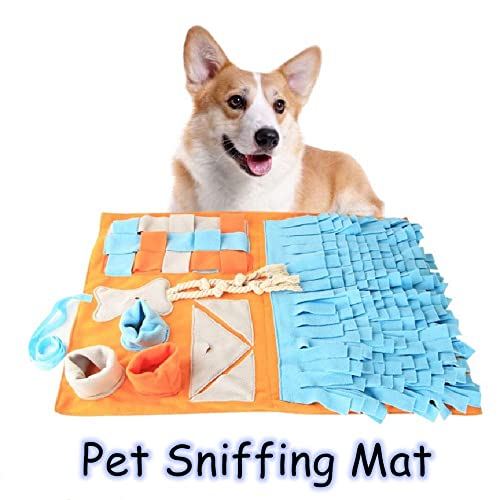 VX COUTURE Mat Snuffle Mat para perros Perro Snuffle Mat Snuffle Mat para perros grandes Pet Sniffing Pad Dog Choking Prevention Slow Food Mat Dog Play Manta (6)