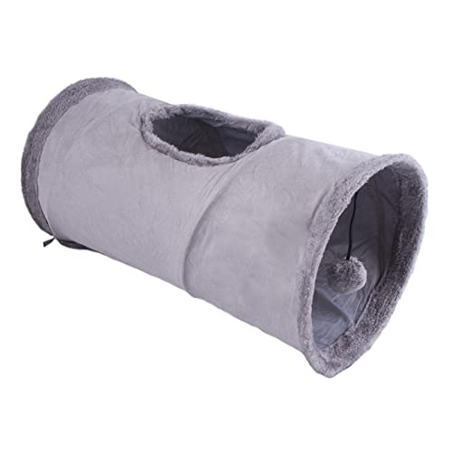 waysad Túnel de Juguete para Gatos, Juguete Educativo Plegable para Gatos, Cubo de Taladro para Mascotas, túnel para Gatitos, Tubo de Juego de Conejo Resistente al Desgaste para Interior y Exterior