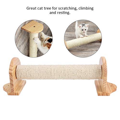 Weikeya Árbol para Gatos Grande, Rascador para Gatos Torre de Escalada para Gatos, Respetuoso con el Medio Ambiente, No Tóxico, Seguro, árbol para Gatos, Piso para Mascotas