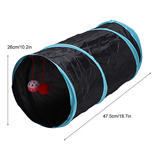 Weikeya Juguete de Túnel para Gatos, Maravilloso Y Cariñoso Juguete de Gato para Mascotas Juguete de Tubo de Gato para Mascotas Favorito Fuerte para Gato Mascota