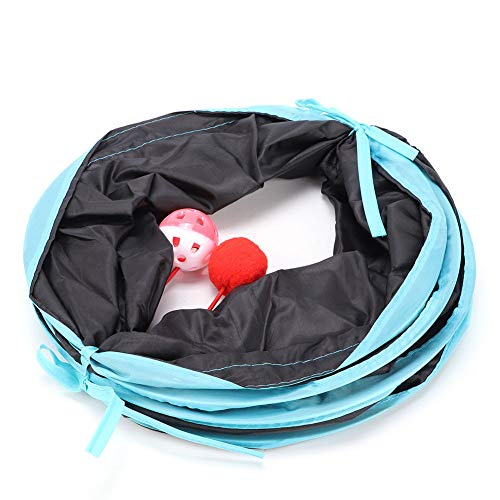 Weikeya Juguete de Túnel para Gatos, Maravilloso Y Cariñoso Juguete de Gato para Mascotas Juguete de Tubo de Gato para Mascotas Favorito Fuerte para Gato Mascota