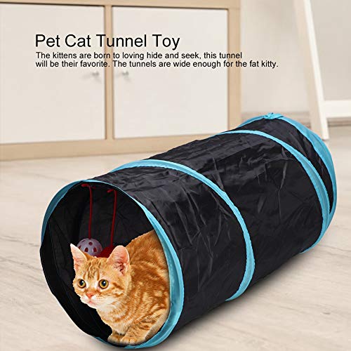 Weikeya Juguete de Túnel para Gatos, Maravilloso Y Cariñoso Juguete de Gato para Mascotas Juguete de Tubo de Gato para Mascotas Favorito Fuerte para Gato Mascota