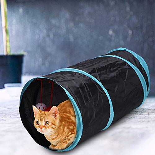 Weikeya Juguete de Túnel para Gatos, Maravilloso Y Cariñoso Juguete de Gato para Mascotas Juguete de Tubo de Gato para Mascotas Favorito Fuerte para Gato Mascota