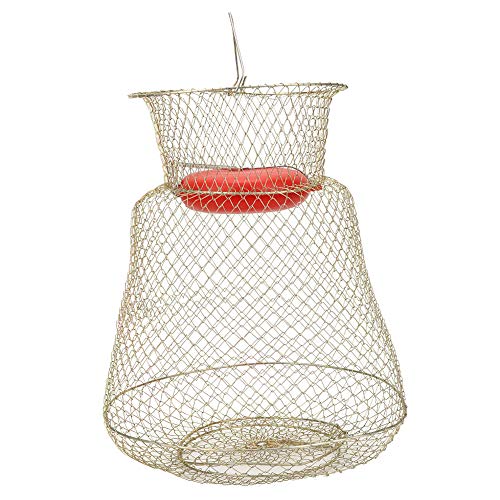 Weikeya Pescado Cesta, con El plastico y Inoxidable Acero S PC 1 Cebo Trampa Jaula