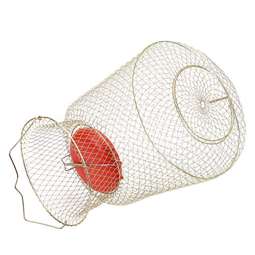 Weikeya Profesional Pescado Cesta, S PC 1 Jaula Alimentador Cesta Hecho de El plastico y Inoxidable Acero