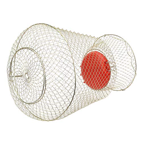 Weikeya Profesional Pescado Cesta, S PC 1 Jaula Alimentador Cesta Hecho de El plastico y Inoxidable Acero