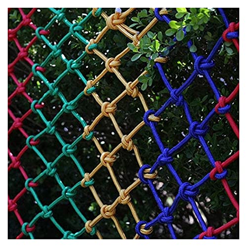 WEIWEIMITE Red de protección de Nailon, Red de protección for niños de Colores for Exteriores, Red de Seguridad de construcción Multifuncional, Red anticaída Tejida for montañismo Red Gatos