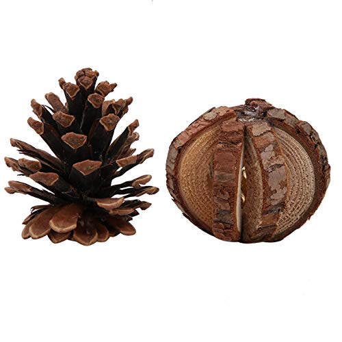 Weiyiroty Accesorios de Juguete para Ratones, Pelota de Juguete para Mascotas, Juguetes para Mascotas Juguetes para Perros Loros de Madera para Ratas, hámsteres, Conejos