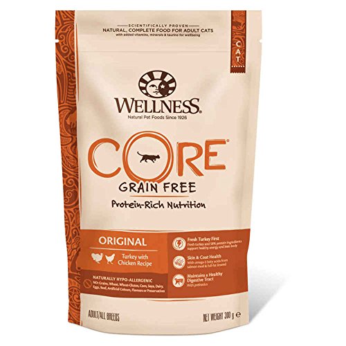 Wellness CORE - Comida para Gatos (Gato sin Grano seco, 300 g)