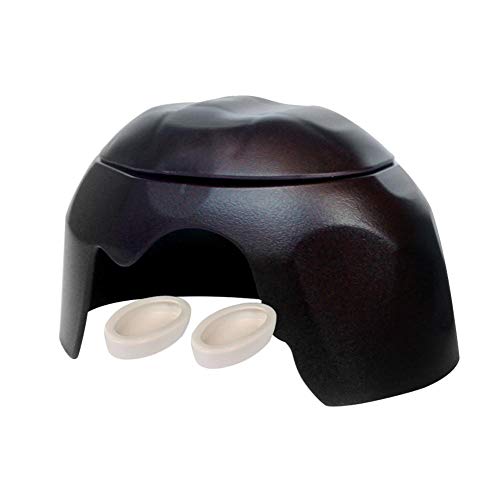 Welltobuy Reptil humidificador Cueva Nido paisajismo Repelente casa Tortuga secador Plataforma Mascota Refugio casa para Tortugas, lagartos, arañas, 24,5 x 15 x 15 cm