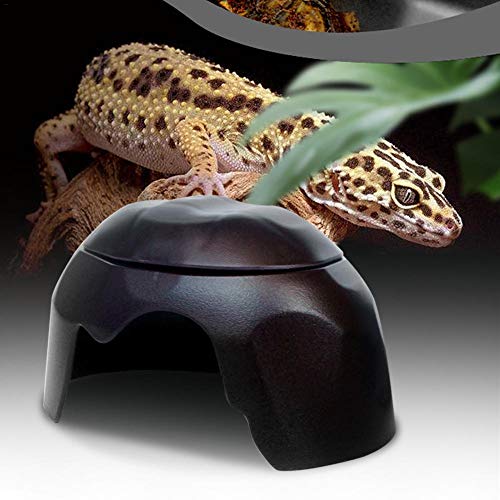 Welltobuy Reptil humidificador Cueva Nido paisajismo Repelente casa Tortuga secador Plataforma Mascota Refugio casa para Tortugas, lagartos, arañas, 24,5 x 15 x 15 cm