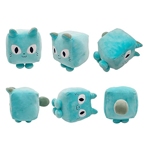 WFLWLHH 5.9in Big Games Cat Plush, Cute Cat Pet Simulator Animal Cat Plush, Cat Plushie, Pet Simulator Cat Plush, Kawaii Animal Cat Soft Stuffed Pillow para Niños Y Fanáticos.