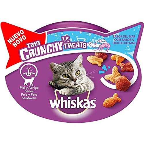 Whiskas Trio Crunchy Sabores del Mar 55gr Premio para Gatos