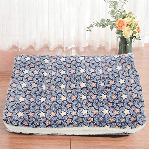 wirlsweal Pet Perro Cat Star Star Paws Mat Mat Soft Soft Fleece CUERTE CUERTE CUERTADO 3# 79x60cm