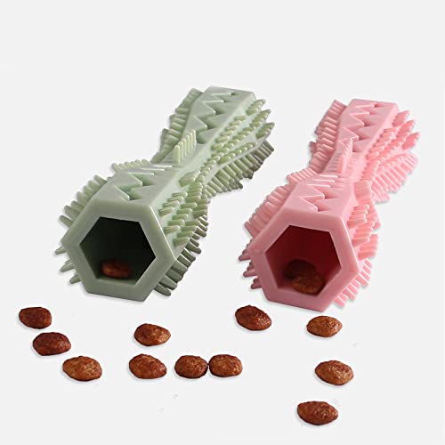 WLTY Juguete para Masticar Perros para Mascotas para Limpieza de Dientes agresivos Juguete para Perros de Goma chirriante 18cm