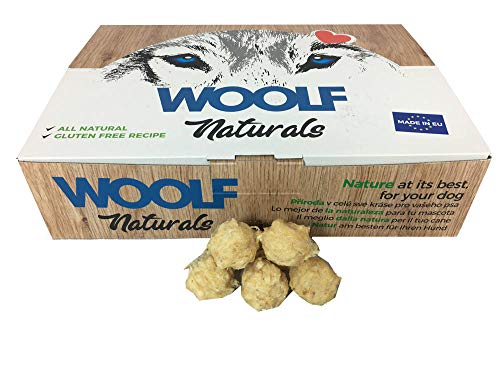 Woolf Snack Naturals Bolitas Ternera y Pulmón. 1 Caja 900 gr