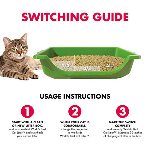 Worlds Best Cat Litter, Arena/Múltiples gatos, 3.18kg