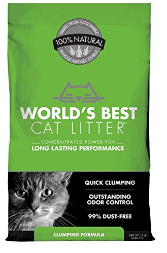 World's Best Cat Litter Fórmula aglutinante (15 libras - 2 bolsas)