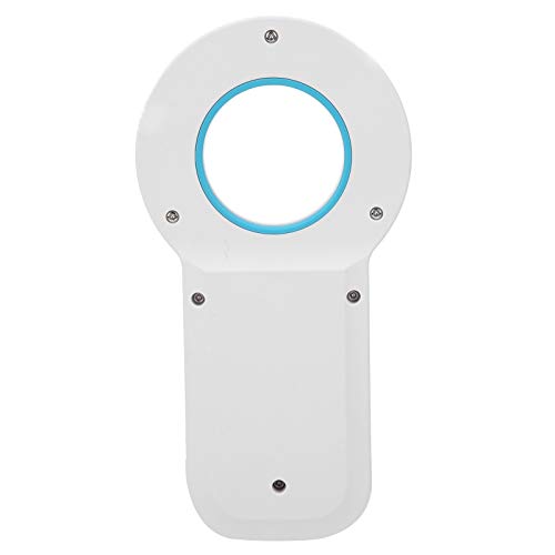 WOUPY Lector de Etiquetas de Animales, 134,2 kHz / 125 kHz, Lector de Chips para Mascotas, portátil de plástico ABS con Carga USB para Perro Mascota