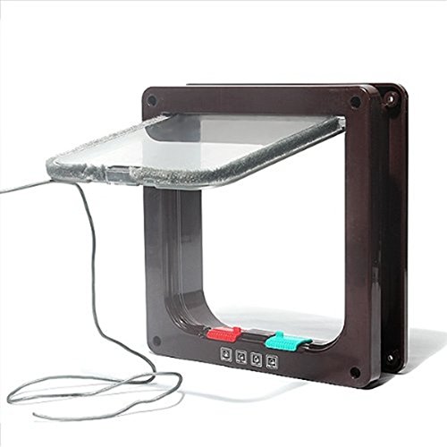 WOVELOT Gato colgajo trampilla de Cafe 4 Posiciones para Perro Gato