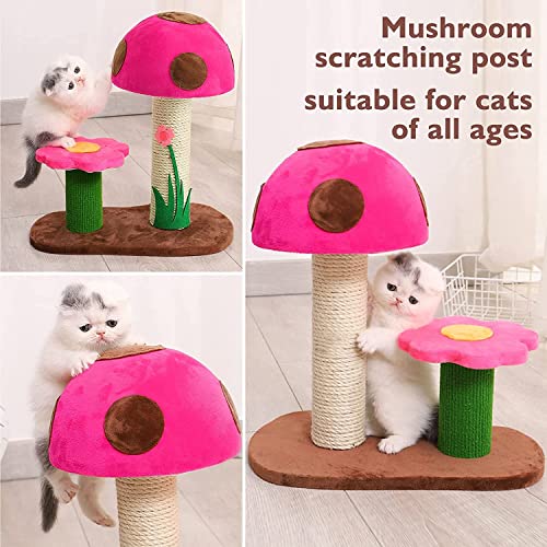 WPHGS Torre de Gato con condominios Dobles, Actividad de Gato Muebles de Plataforma de Salto con Pelota Colgante for Gatitos pequeños Gatos