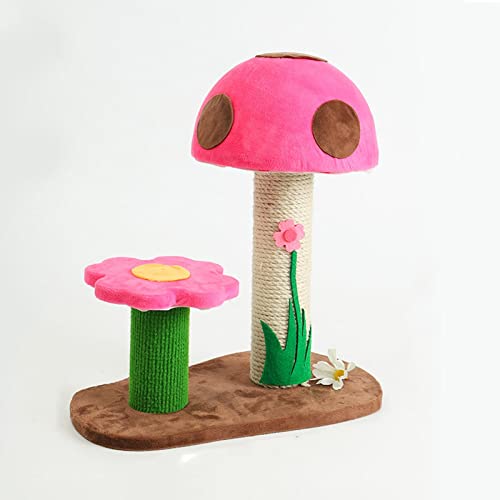 WPHGS Torre de Gato con condominios Dobles, Actividad de Gato Muebles de Plataforma de Salto con Pelota Colgante for Gatitos pequeños Gatos