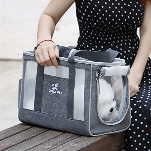 WPJ Transportín Perro Gato Bolso de Gato Portátil portátil Portátil Bolsa Cats Transporter Handbag Puppy Bolsos de Hombro Viaje Port Port Porte for PEQUEÑO Dog Cat Bolsa Transporte para Mascota