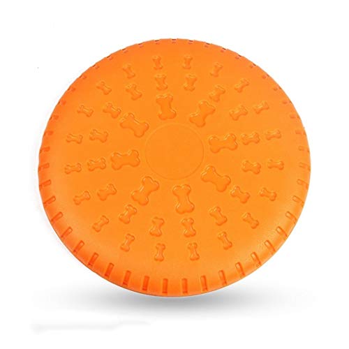 WSJF Dog Frisbee Disco De Perro De Juguete Juguete De Silicona Suave Mordida Resistente Platillo Volante del Perrito De Juguete Platillo Volante Suministros Perro Entrenamiento del Animal Doméstico