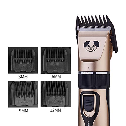 WT-DDJJK Cortadora eléctrica, cortadora de Pelo eléctrica Profesional para Mascotas, cortadora de Pelo para Perros, Equipo de peluquería para el Cuidado