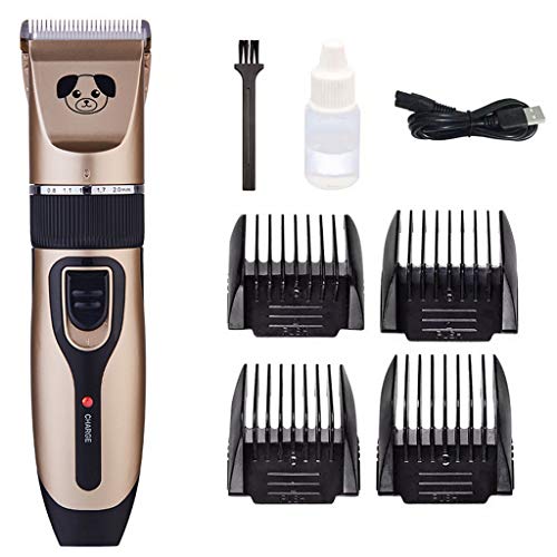 WT-DDJJK Cortadora eléctrica, cortadora de Pelo eléctrica Profesional para Mascotas, cortadora de Pelo para Perros, Equipo de peluquería para el Cuidado
