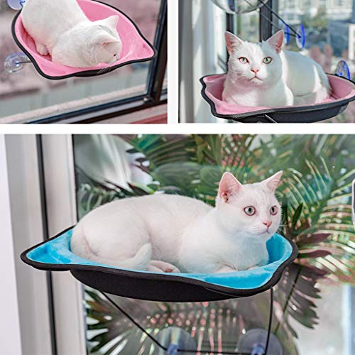 WT-DDJJK Hamaca Colgante, Hamaca para Gatos Asiento de Descanso Ahorro de Espacio Perchas montadas en la Ventana Cama Colgante para Gatitos