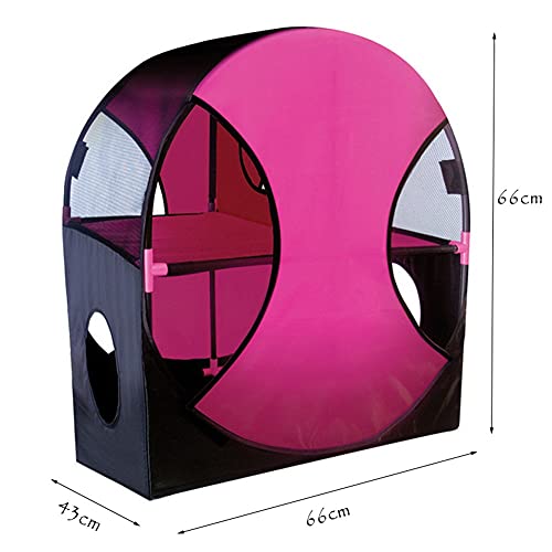 WUHUAROU Juguetes para Mascotas para Gatos Juguete Gran túnel para Gatos Tablero para rascar Carpa Rueda de la Fortuna Juguete Interactivo para Mascotas Suministros para Gatitos escondidos