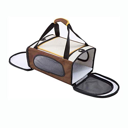 WYJJP El pequeño perro Mochila-senderismo o viajes Mochila, Mochila Transparente Airy Pet Travel Mochila