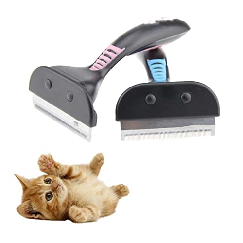 WYJJP Mascota Depilador Peine Gato Perro Peine Peine Peine Decoración Pelaje Perro Cepillo Herramienta Cabello Limpiador Gato Mascota Suministros (Color : B)