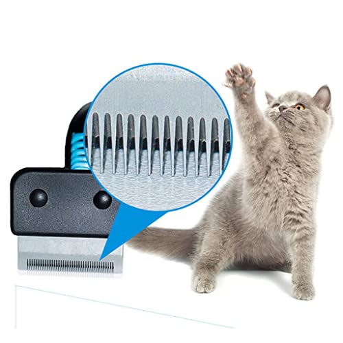 WYJJP Mascota Depilador Peine Gato Perro Peine Peine Peine Decoración Pelaje Perro Cepillo Herramienta Cabello Limpiador Gato Mascota Suministros (Color : B)