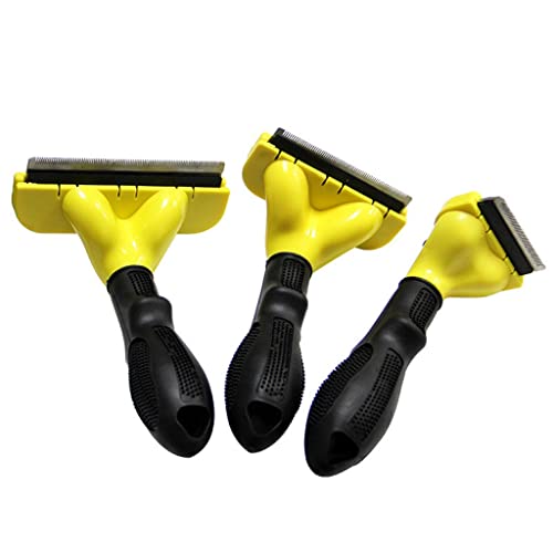 WYJJP Peine Para Perros De Acero Inoxidable Para Limpiar, Cepillo Para Depilación, Peines Para El Cuidado De Gatos, Herramienta Para Productos Para Mascotas (Size : Medium)
