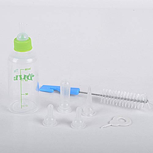 WZDTNL Botellas de lactancia para cachorros, kits de biberones de enfermería, para perro, gato, cachorro, botella de alimentación de leche, juego de cuidado de enfermería para mascotas