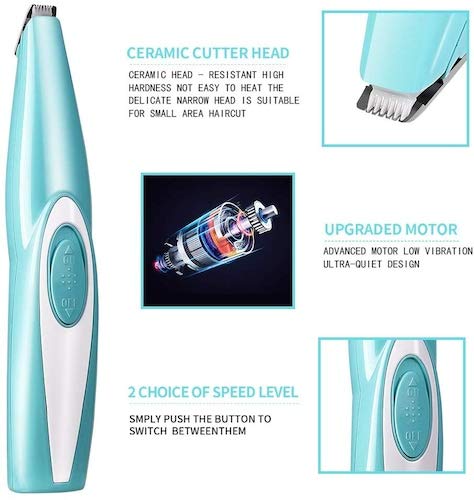 WZhen Recargable Eléctrico Mascota Clipper Perro Gato Peluquería Peine De Peluquería Clippers - China Verde Claro
