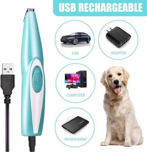 WZhen Recargable Eléctrico Mascota Clipper Perro Gato Peluquería Peine De Peluquería Clippers - China Verde Claro