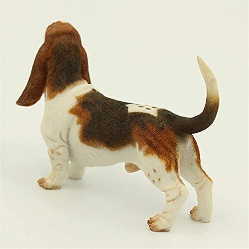 WZLYHD Modelo de Juguete para Perros Figuras de Perros 15x6x10cm Artsimuled Animal Dog Figurines Resin Craft Decoración del hogar Decoración de la artesanía Colección
