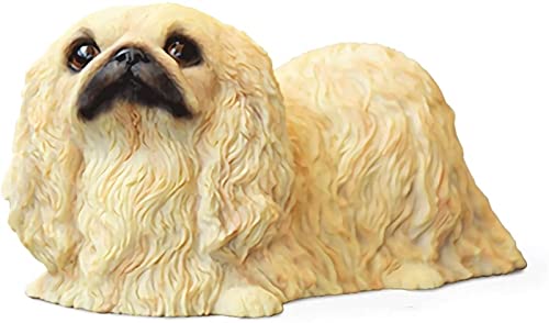 WZLYHD Modelo de Juguete para Perros Figuras for Perros Amarillo 15x8x8cm Simulación Perro Modelo de Perro Material de Resina Decoración de automóviles Artesanía