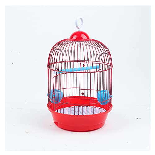 XIANGGUI 1983 Jaula Pájaros Pequeño Hierro labrado Pájaro Pájaro Jaula Tigre Piel Pájaro Jaula Blanco Ojo Lark CAGA Caja PEQUEÑA Caja Redonda Redonda pequeños pájaros exóticos y Canarios Rekord
