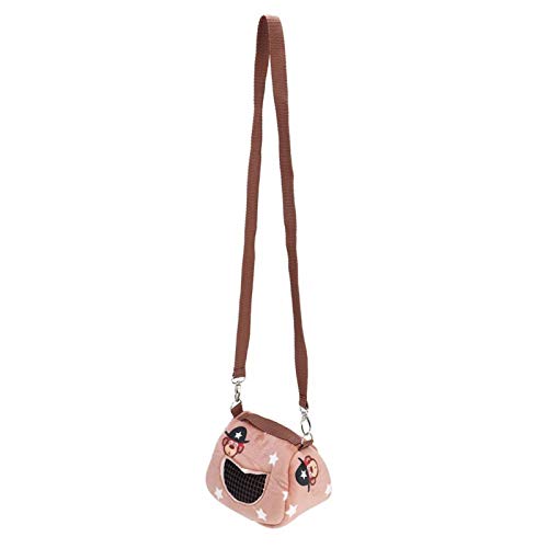 XiangXin Portador de hámster, Bolsa Exterior para Mascotas, café, portátil, Conejillo de Indias, Chinchilla para Mascotas pequeñas, Ardilla(Medium)