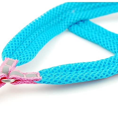XIAOJIA Perro Gato Arnés Chaleco Reflectante Malla Transpirable Productos para Mascotas Perros Correa Arnés Collar Ajustable Cachorro Perro pequeño Noche Ing-Chocolate, S